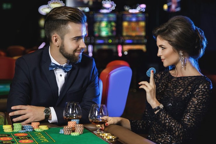 Meja blackjack Allbet dengan dealer profesional di studio lambe 77
